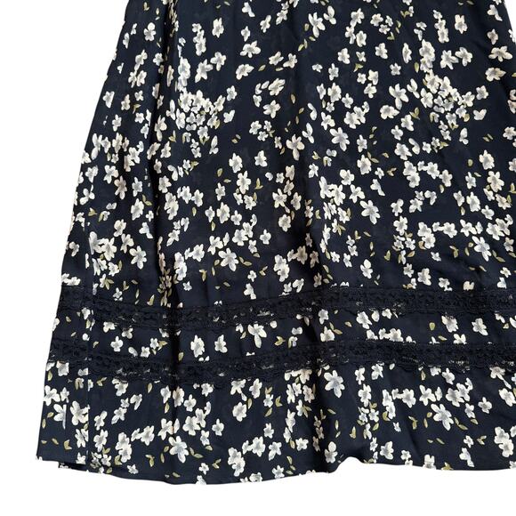 Reformation Natalia Lace Trim Midi Dress - Picture 7 of 12